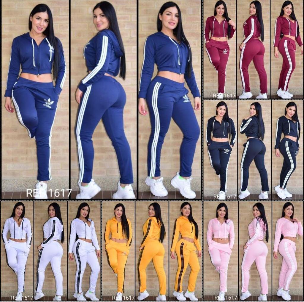 Conjunto de Sudadera pantalón y chaqueta para dama