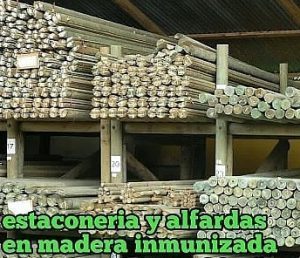 Estacones y alfardas