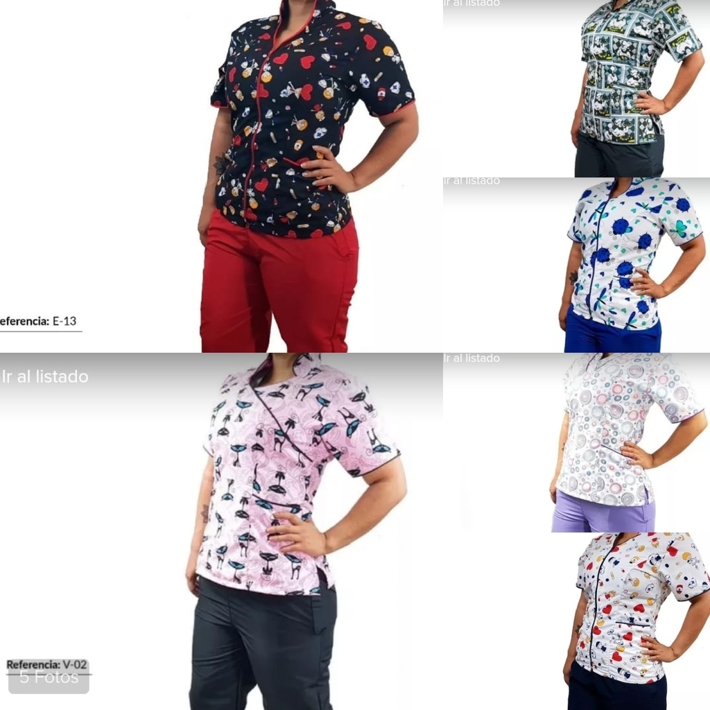 Uniformes antifluidos para dama