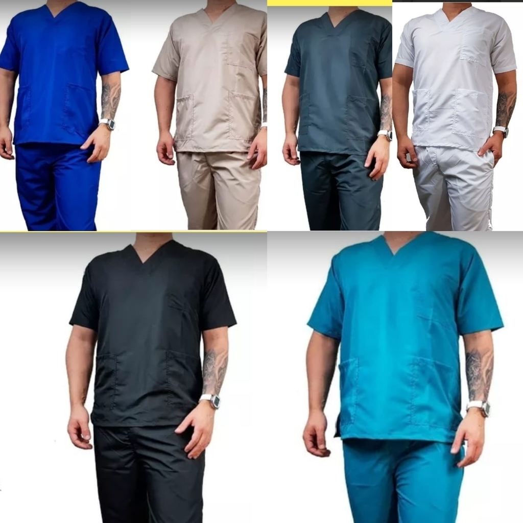 Uniformes antifluidos para hombre de la talla S a la XL