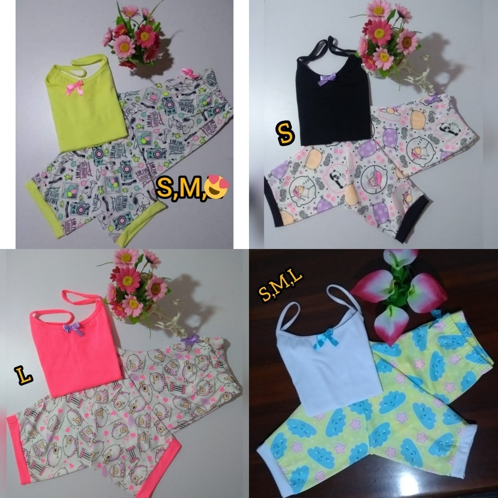 Pijamas en capri para dama
