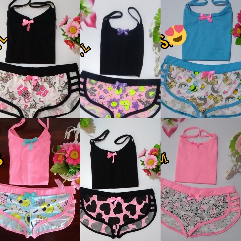 Pijama en shorts para dama