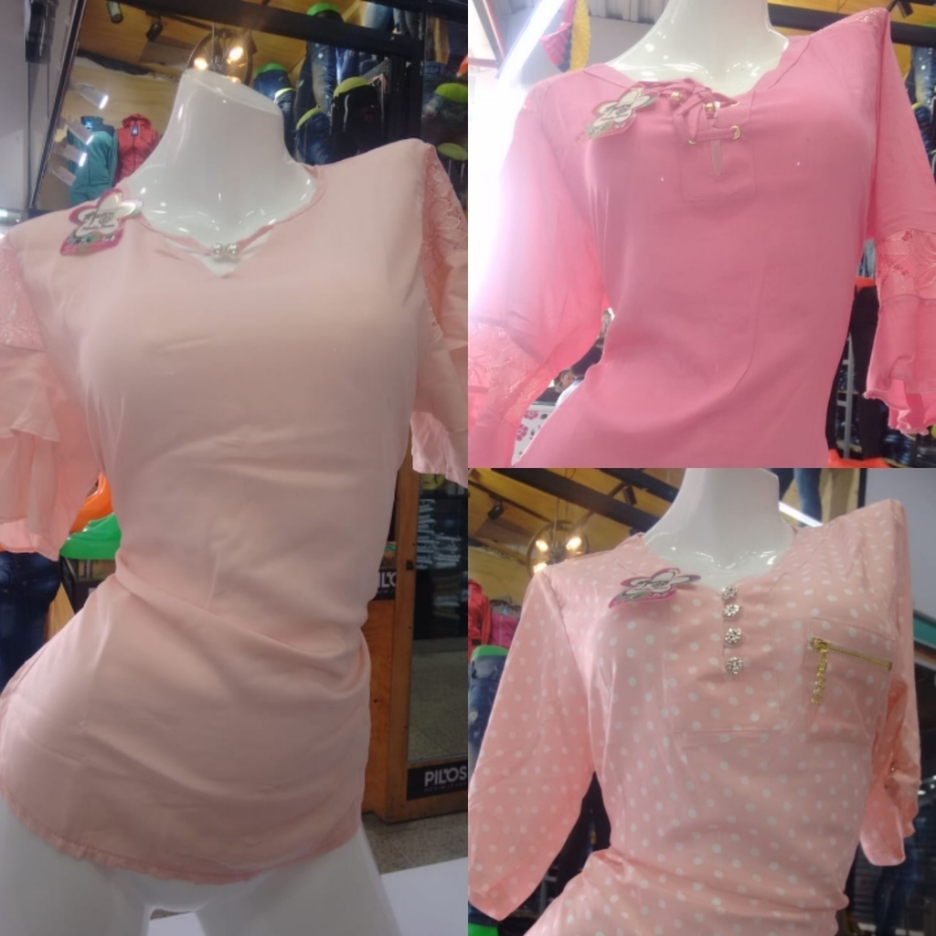 Camisa tipo camisera para dama