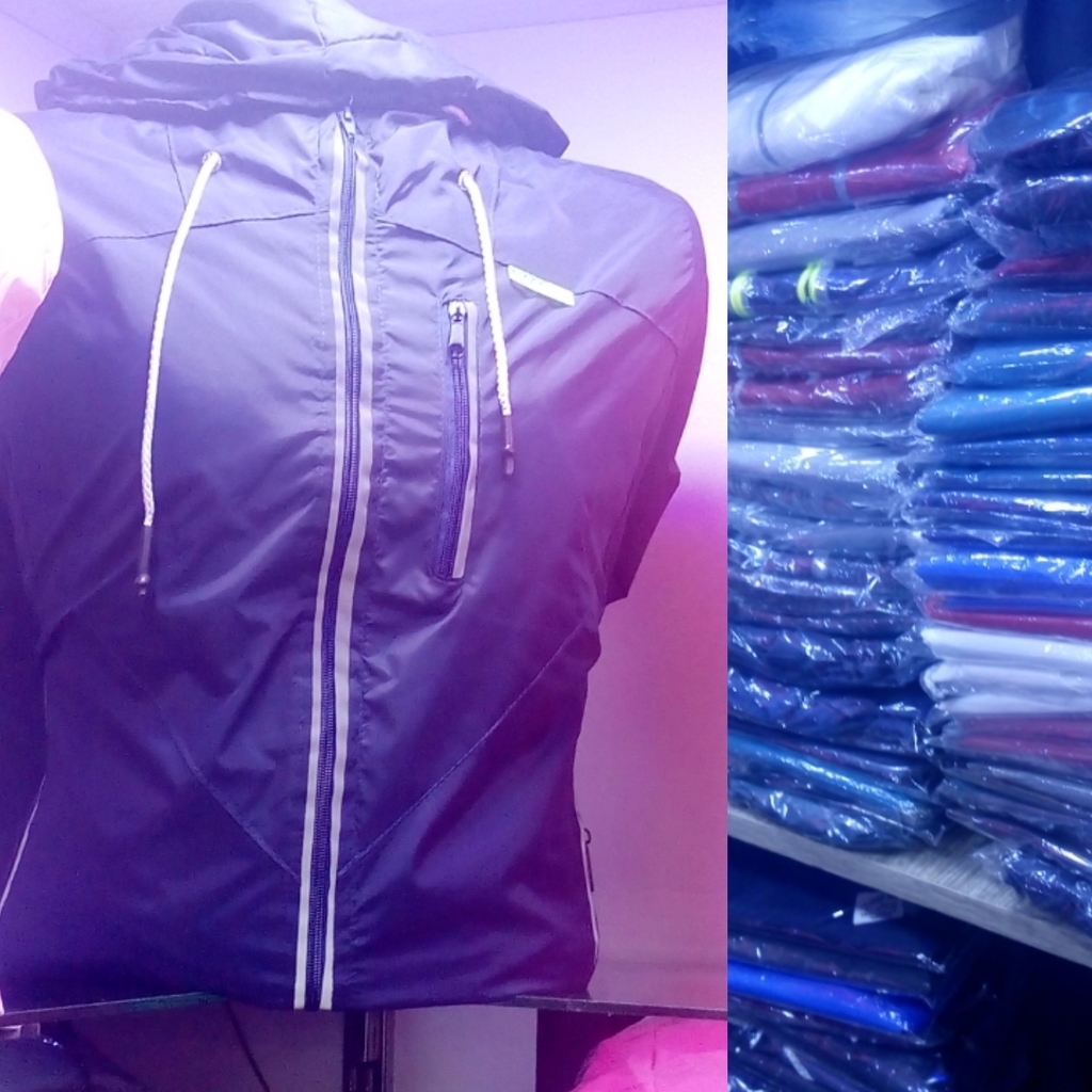 Chaqueta rompe vientos reflectiva para hombre