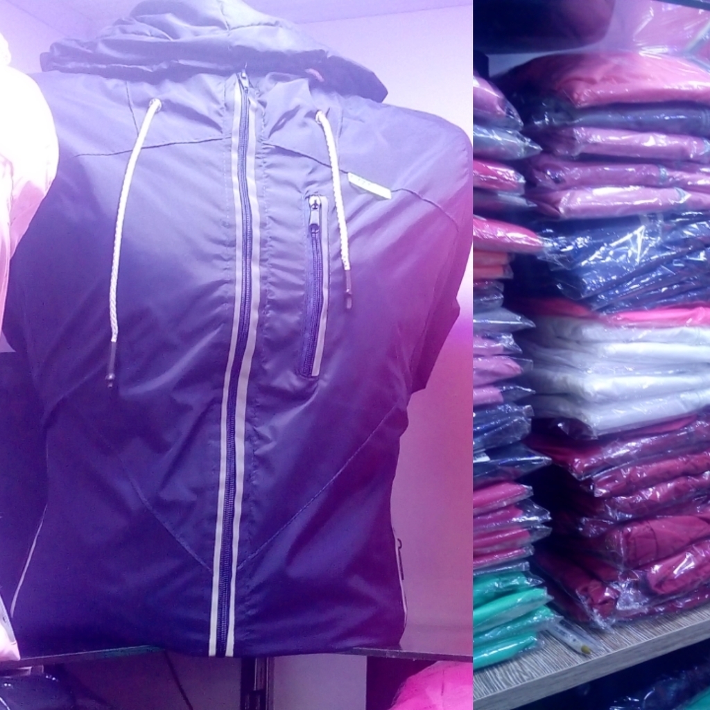 Chaqueta cortavientos reflectiva para hombre