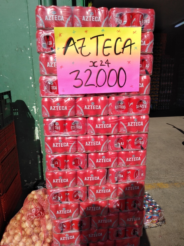Cerveza azteca x 24 und
