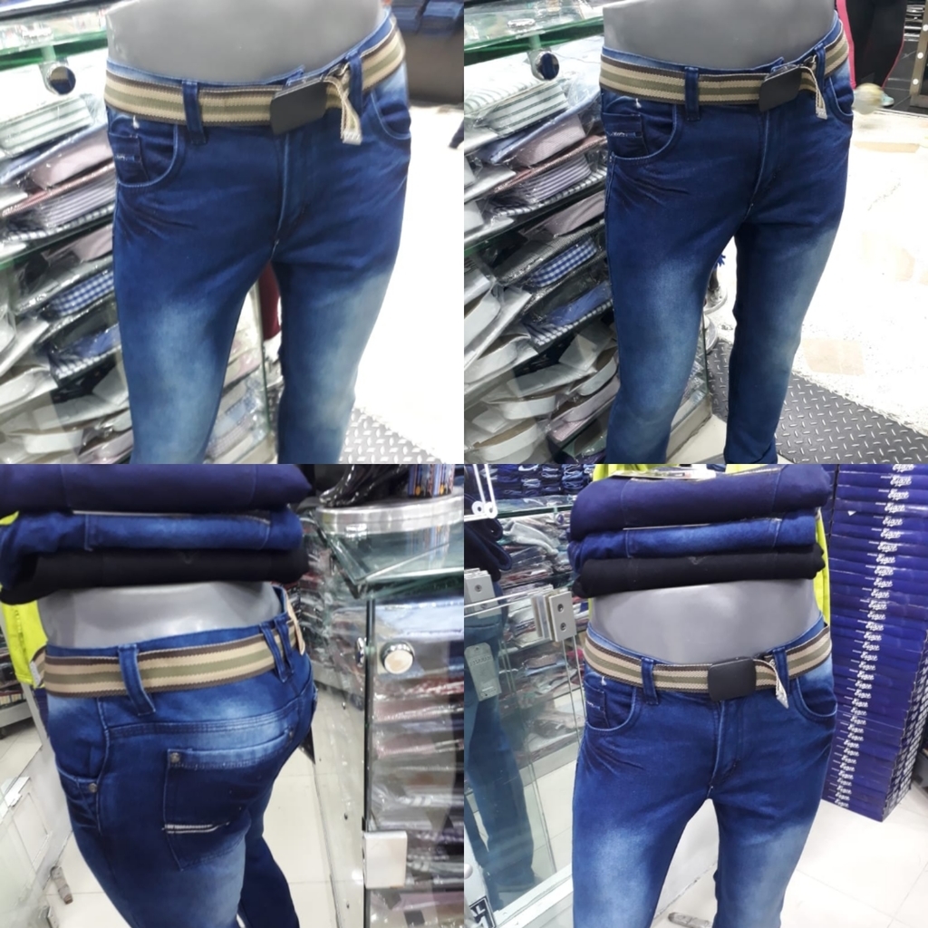 Jean de hombre bota recta con diseño