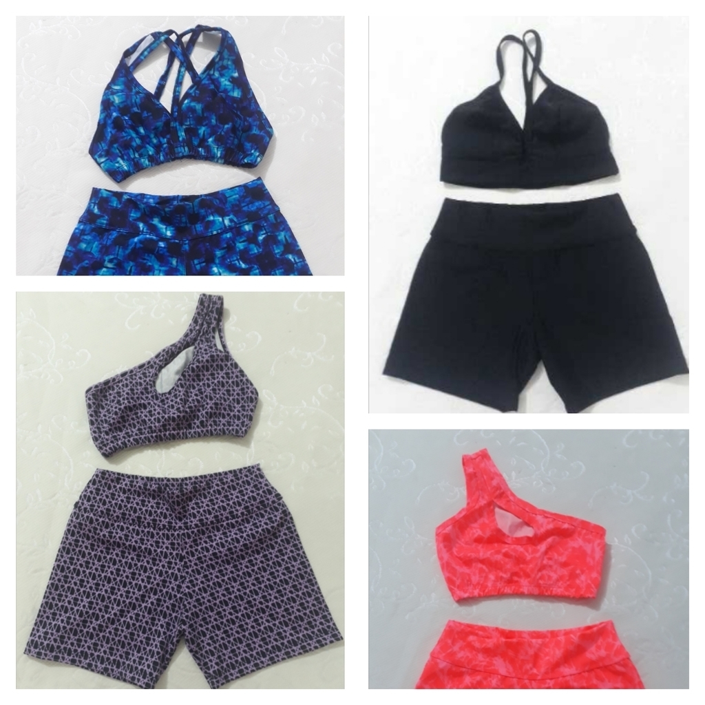 Conjunto deportivo short + top