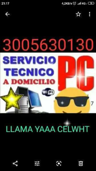 TÉCNICO TECNICO PC CAMARAS REDES