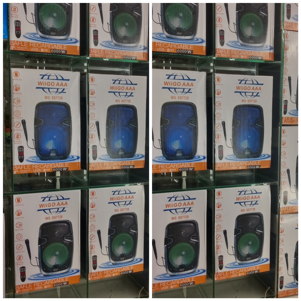 Bafle recargable 8''