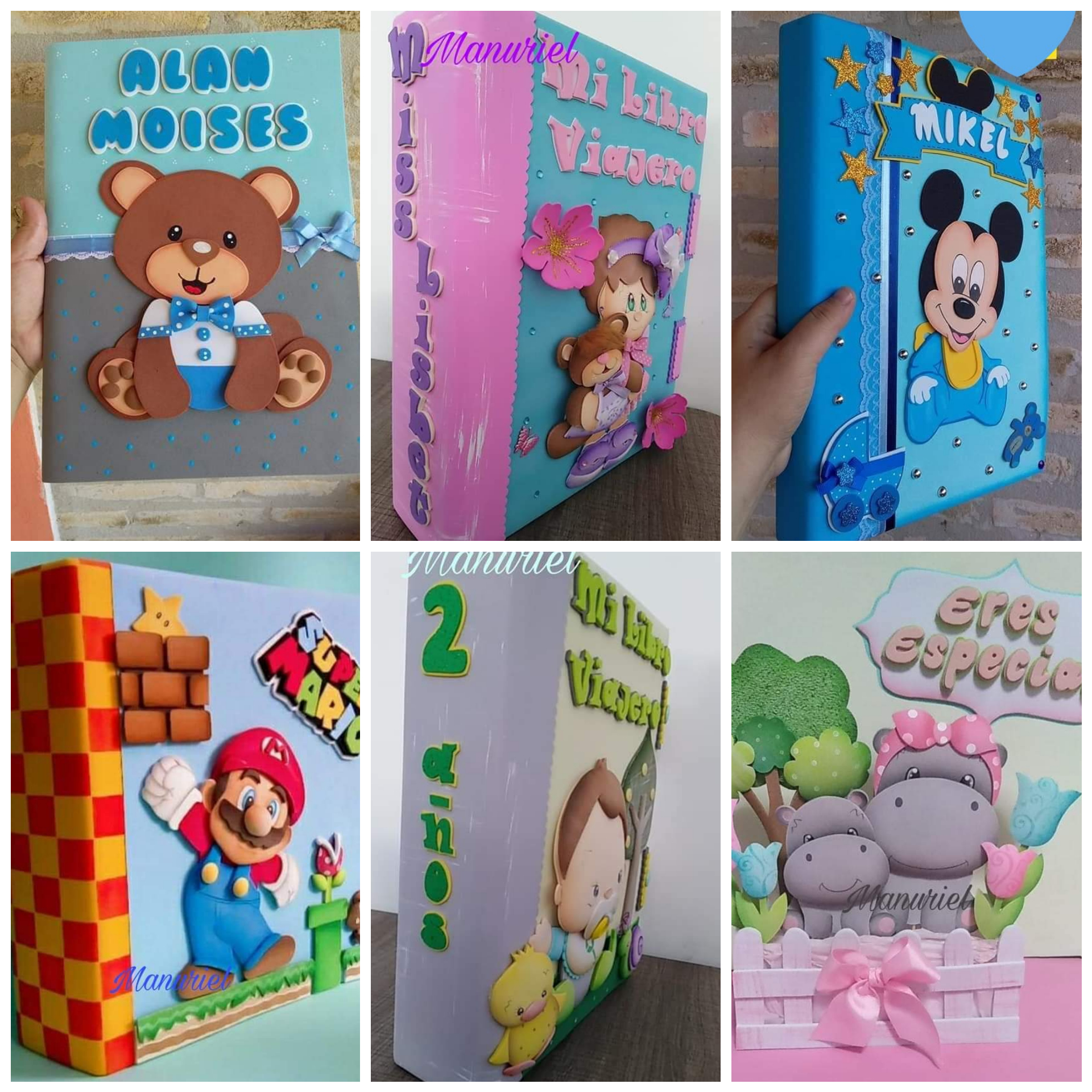 Folder decorado en foami