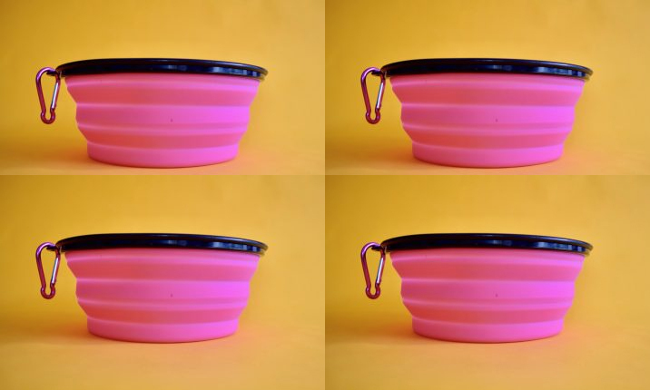 Tasa de silicona plegable