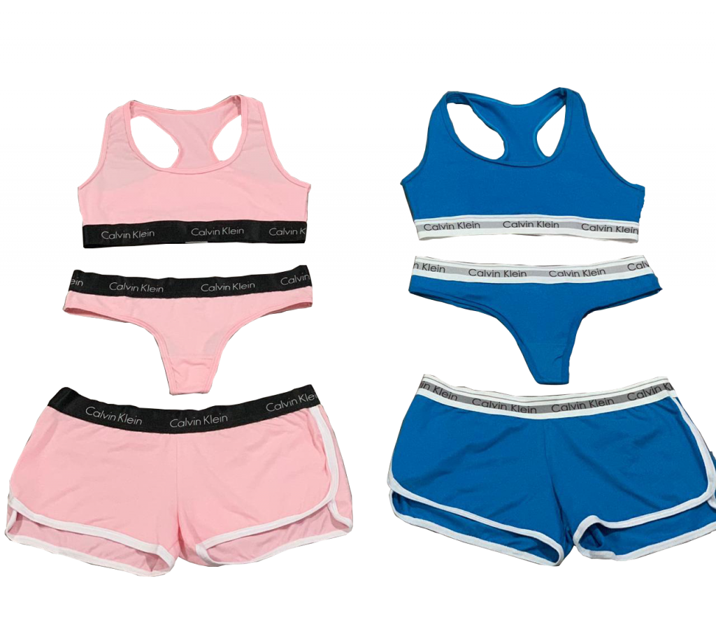 Conjunto femenino 3 piezas aldogón licrado S M L