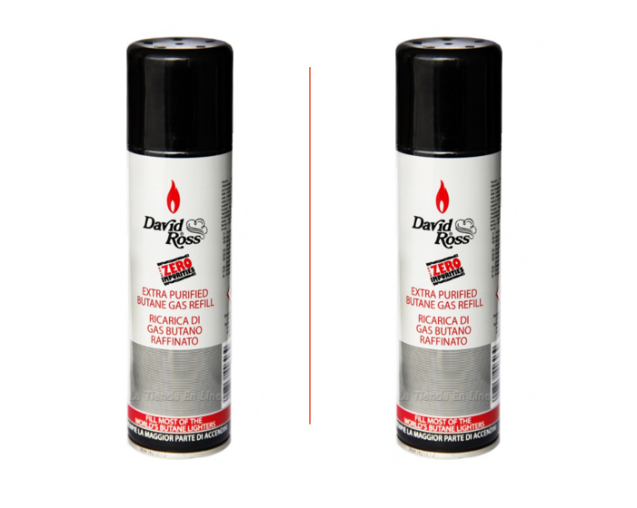 Gas Butano ExtraPuro (9 veces filtrado) 250ml Original, Recarga encendedores, fundición de metales, flameado