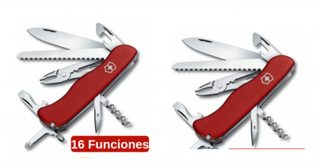 Navaja Ganadera, Multiherramienta, 16 Funciones, Ganadería, Original Victorinox, De Suiza.