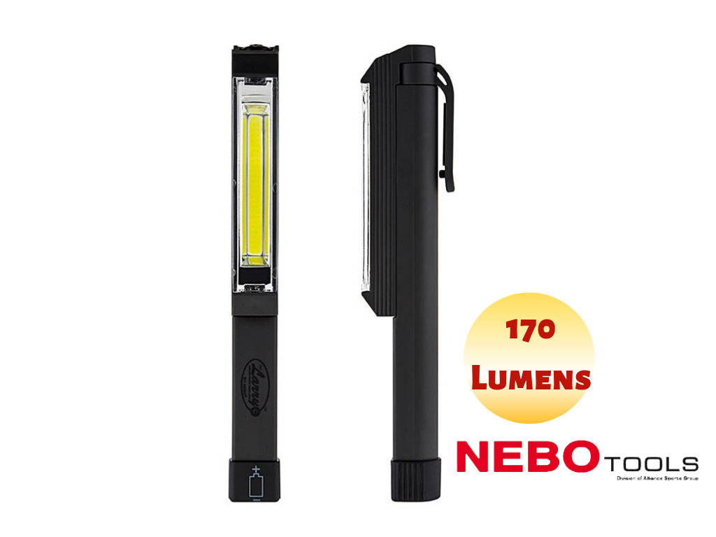 Linterna Led Nebo 170 Lumenes, Alcance 20 Metros, Resistente agua, Golpes, 5.5 Horas