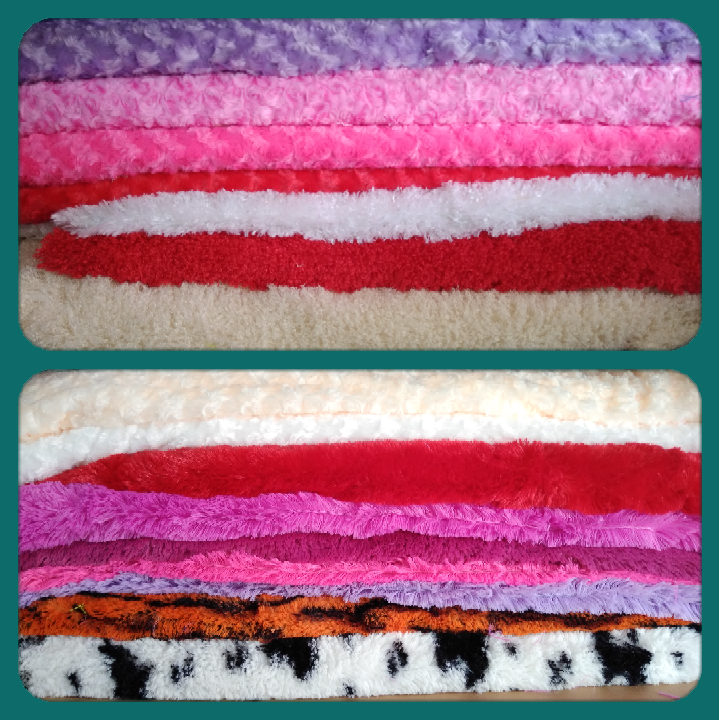Tela peluche 1 mt x 1,60 mt
