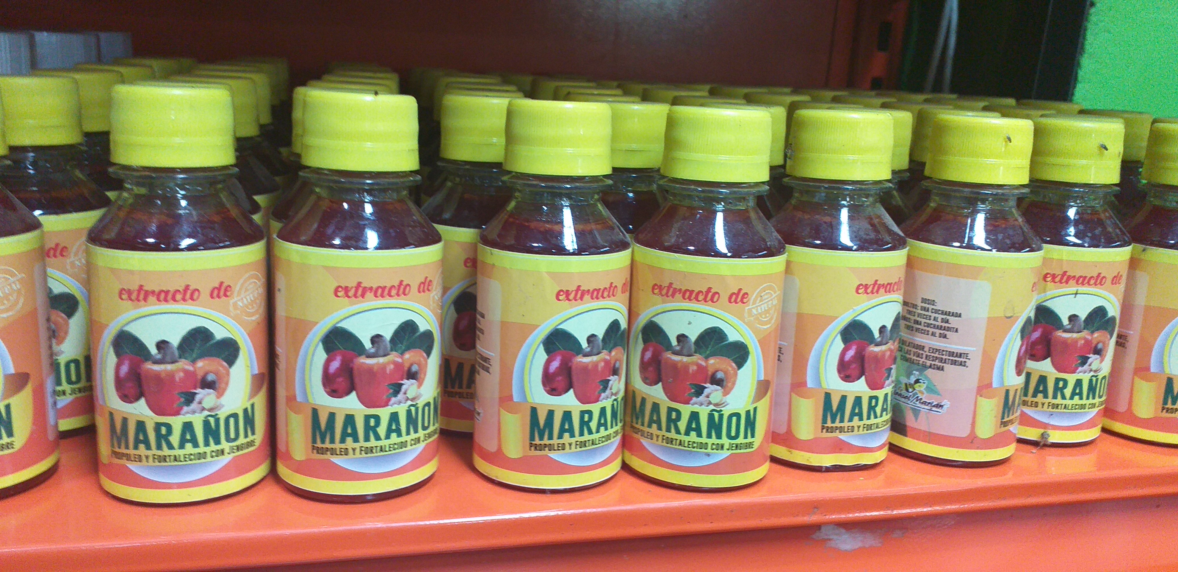 Jarabe extracto de marañon
