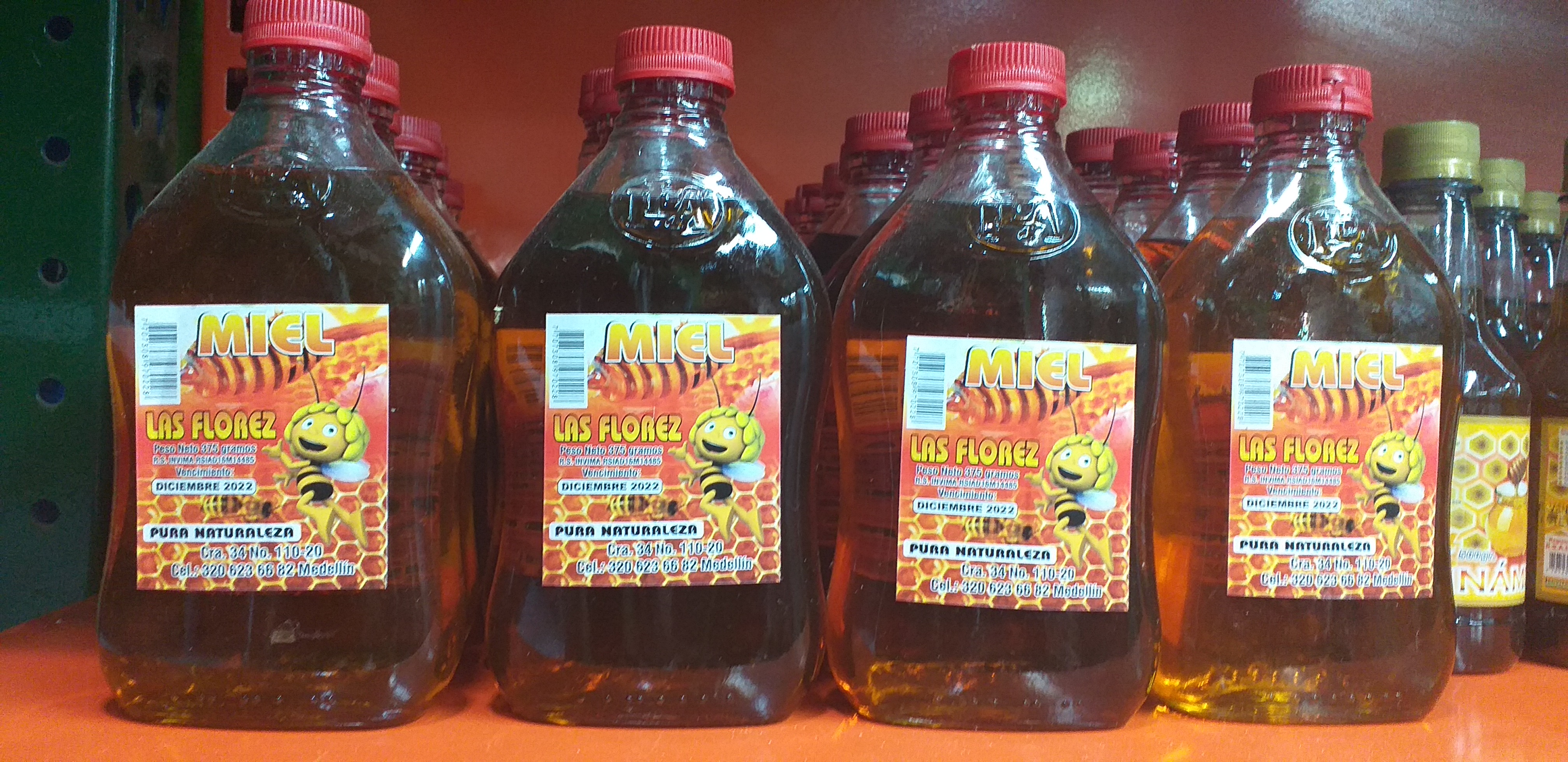 Miel las florez 375gm