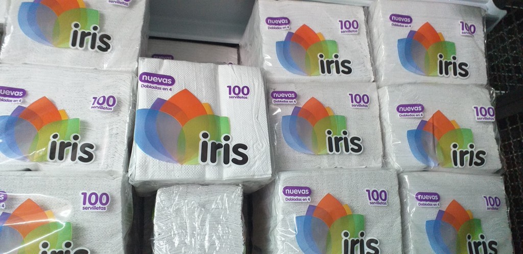 Servilletas iris/100unid
