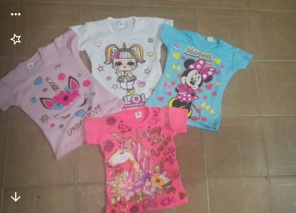 Blusa para niña manga larga
