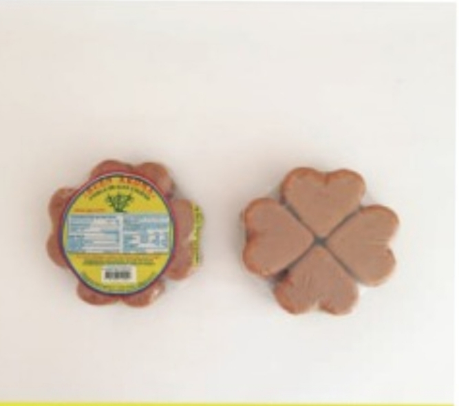 Panela en corazon 940g/24unid