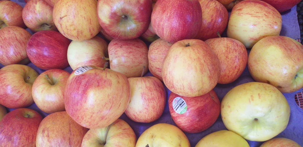Manzana roja delgada
