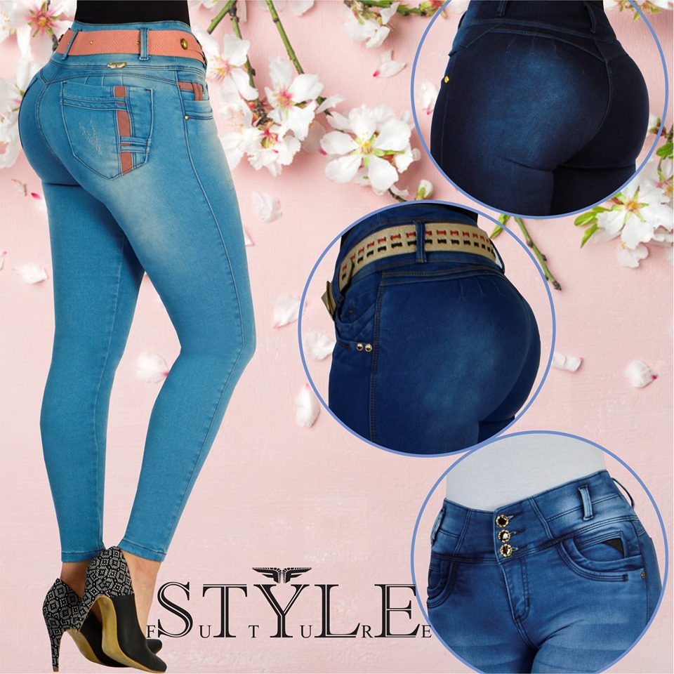 JEANS PARA DAMA CON HORMA LEVANTA COLA / EFECTO PUSH UP