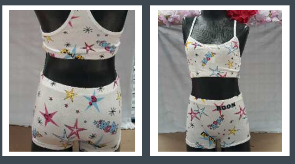 Conjunto ropa interior niña