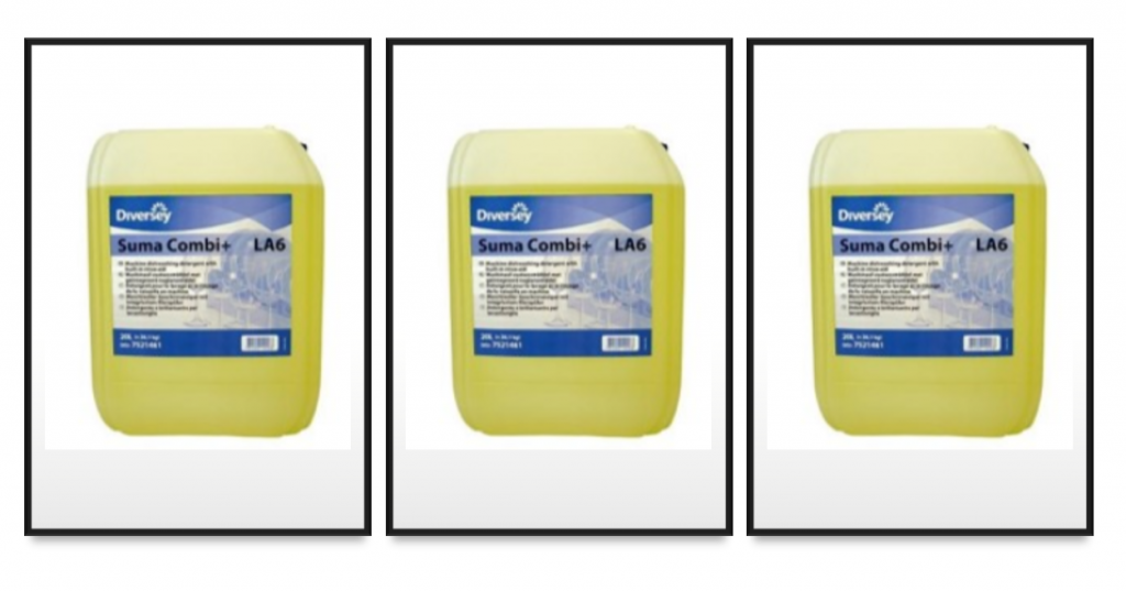 DETERGENTE Y ABRILLANTADOR PARA MAQUINAS LAVAVAJILLAS SUMA COMBI + LA6