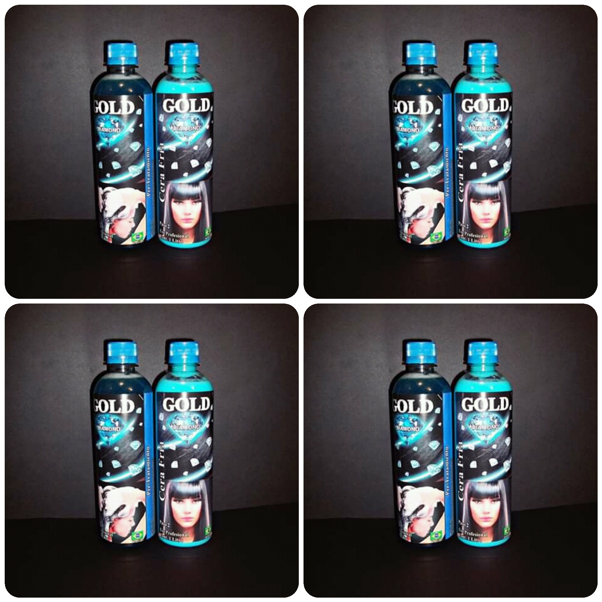 Kit cera fria gold diamond /500ml