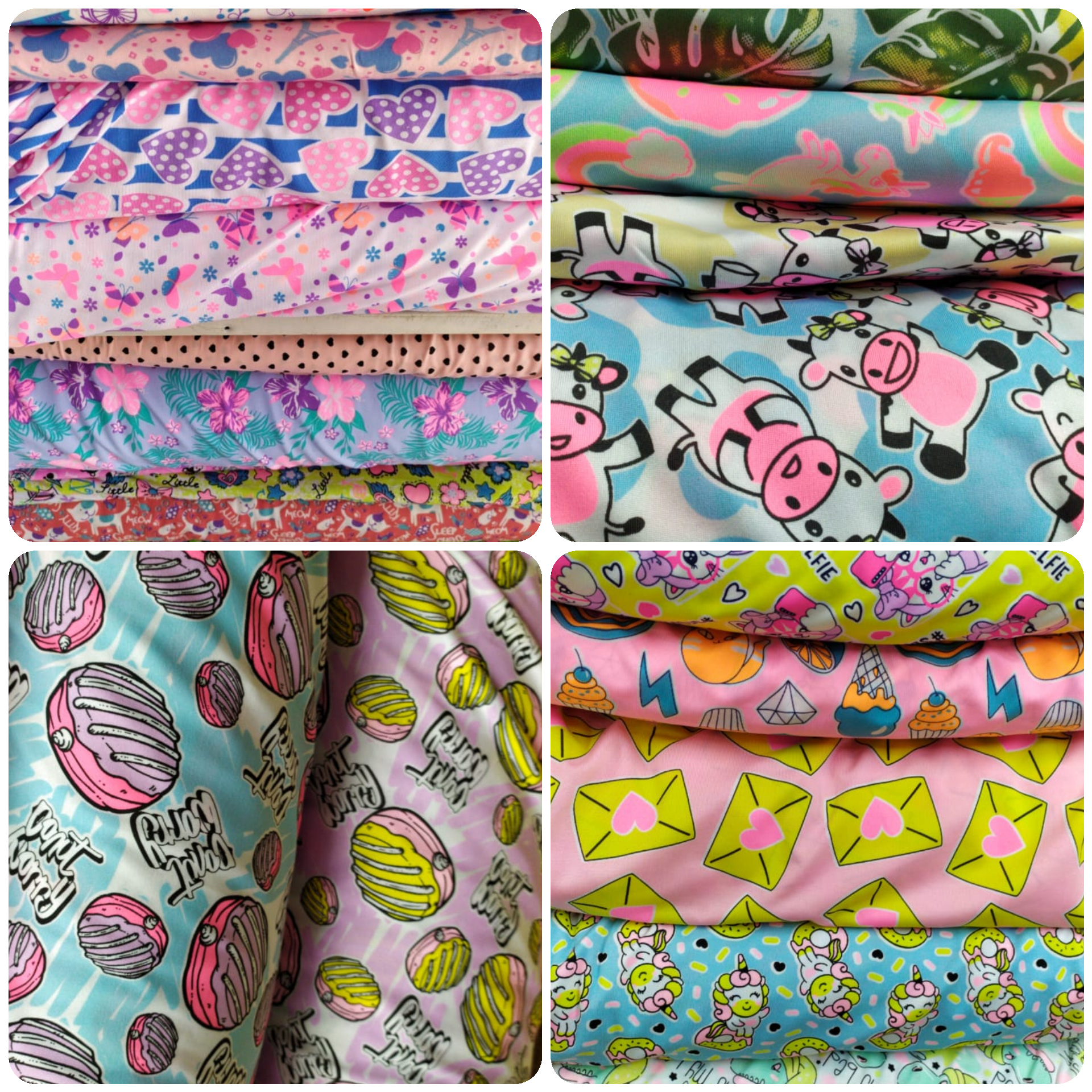 Polilicra estampada