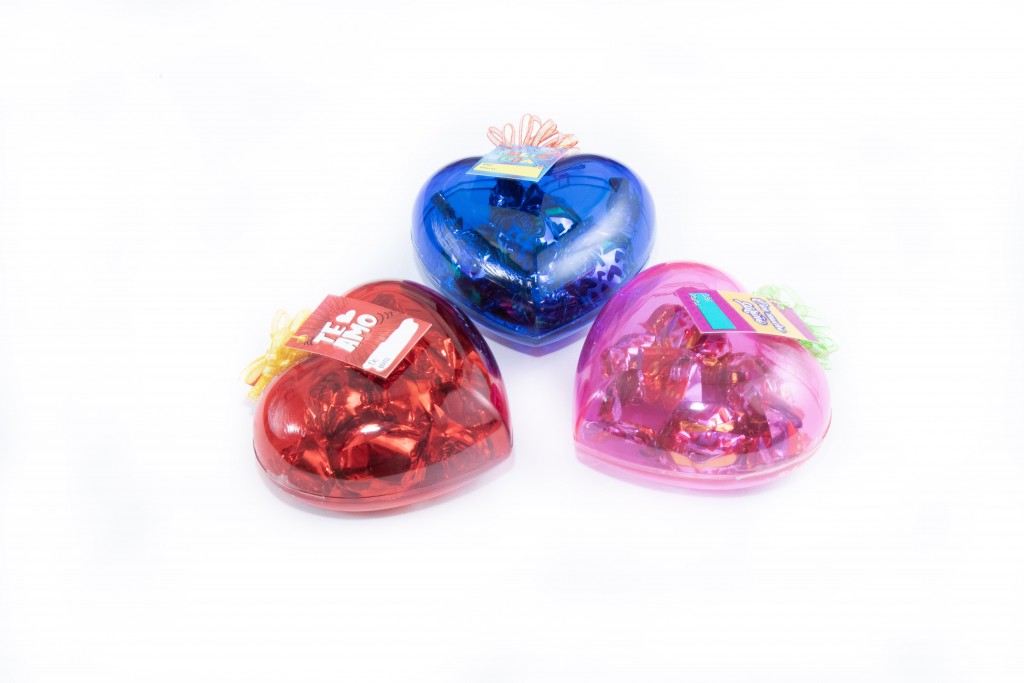 ESTUCHE CORAZON CHOCOLATE X 4 UNIDADES