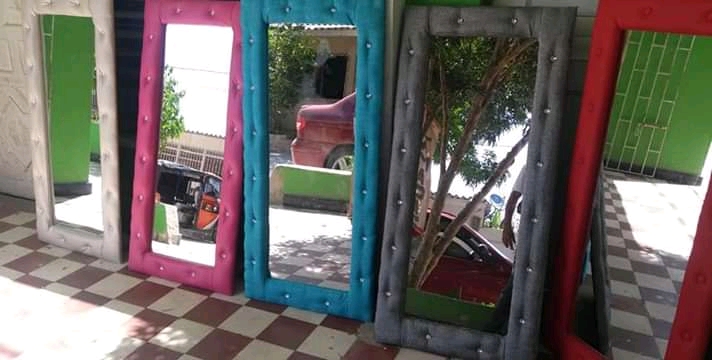 Espejos tapizados 140*65