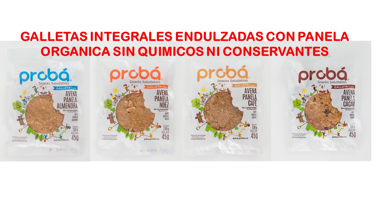 Galletas Integrales de Avena Panela y Mantequilla