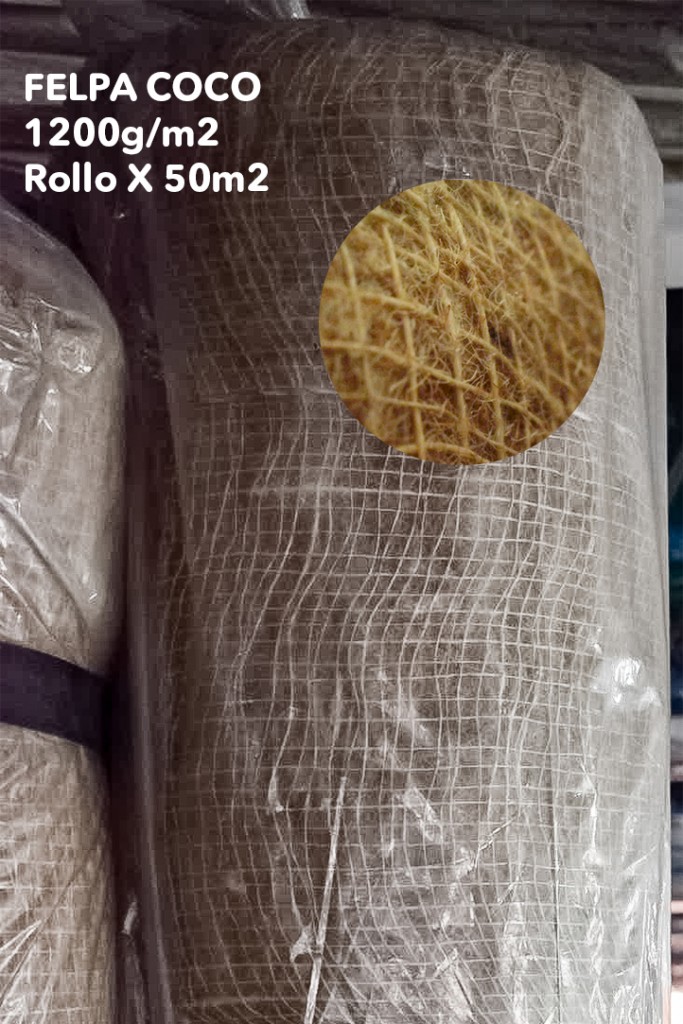 Felpa Fibra de coco 1200g/m2