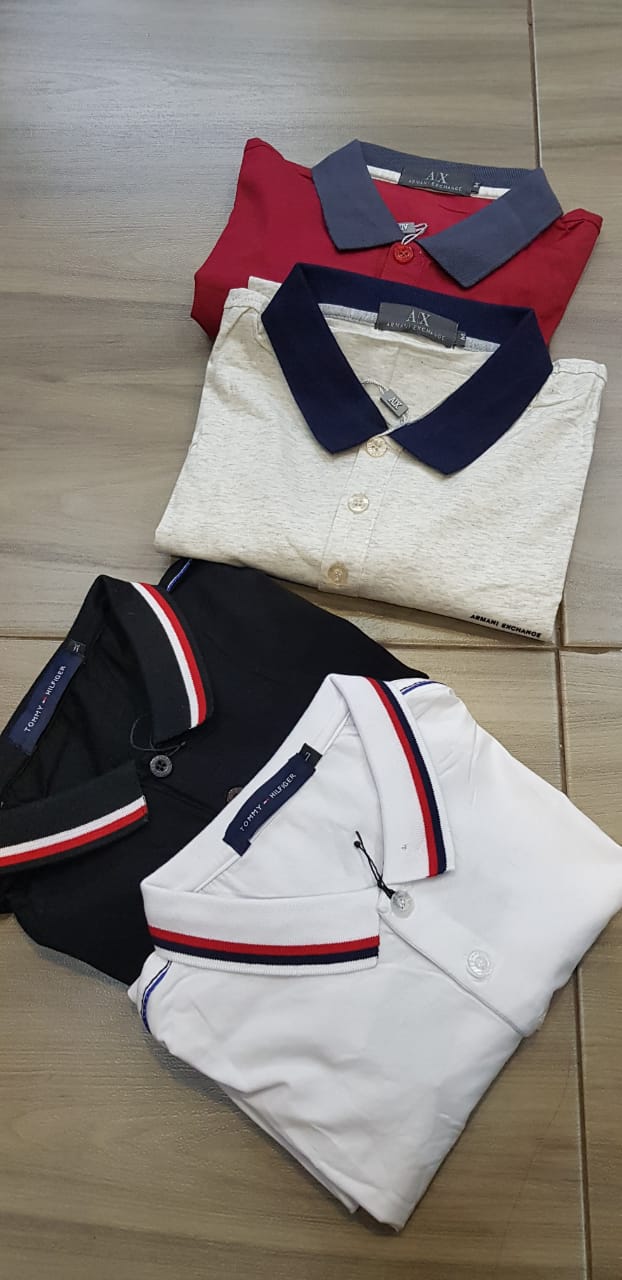 Camiseta tipo polo para caballero réplicas