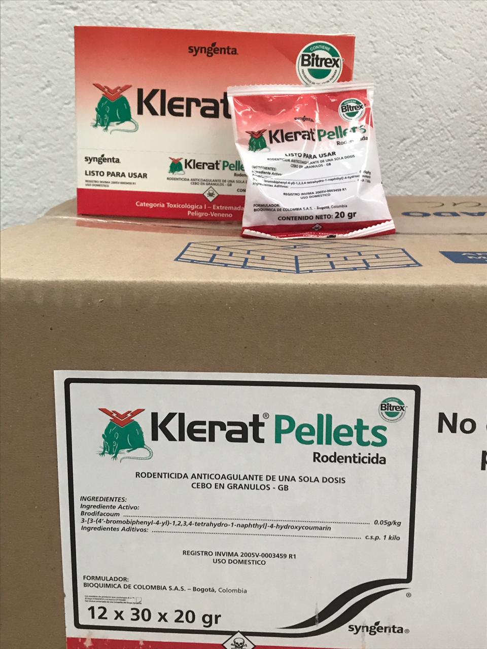 Klerat Pellets rodenticida × 20 gr