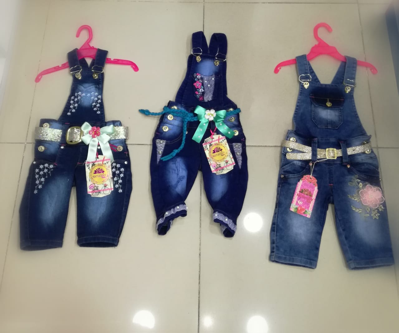 Braga torero jean para niña