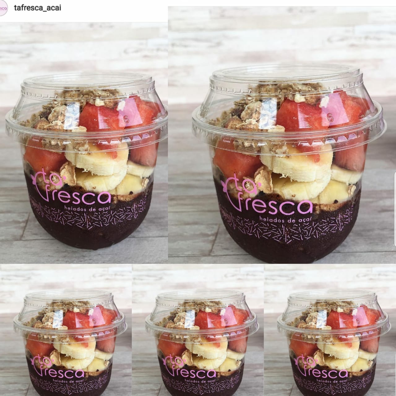 Helados de Acaí/180ml/granola