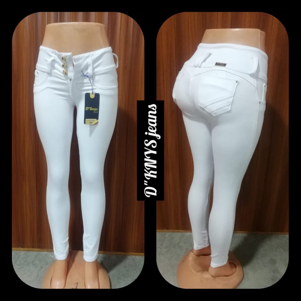 Jeans para dama tres botones
