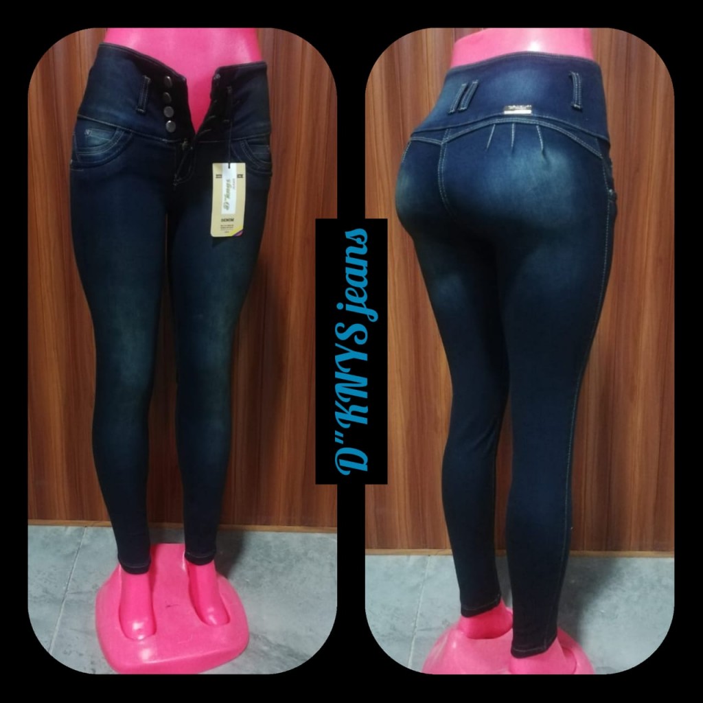 Jean para dama cuatro botones