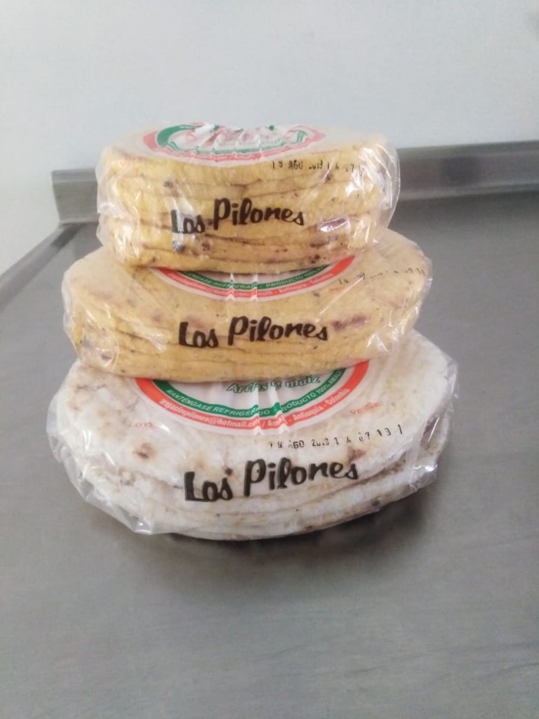 Arepas de maiz amarillo