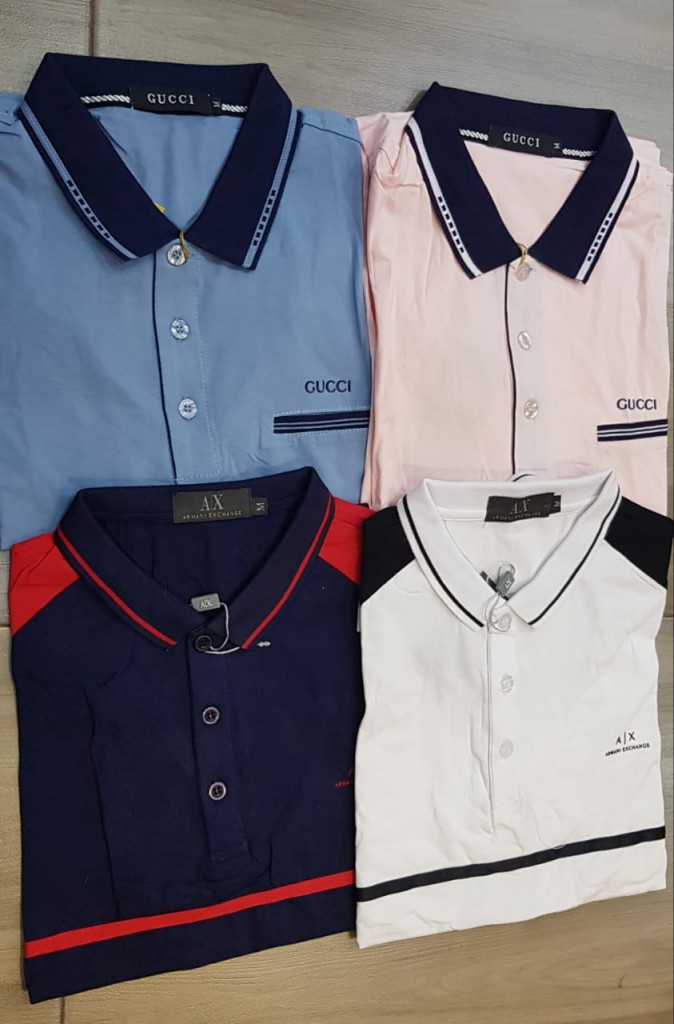 Camiseta tipo polo replica para caballero