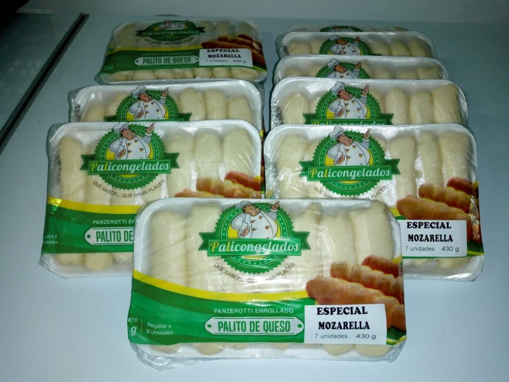 Palo con queso mozarella × 7uds