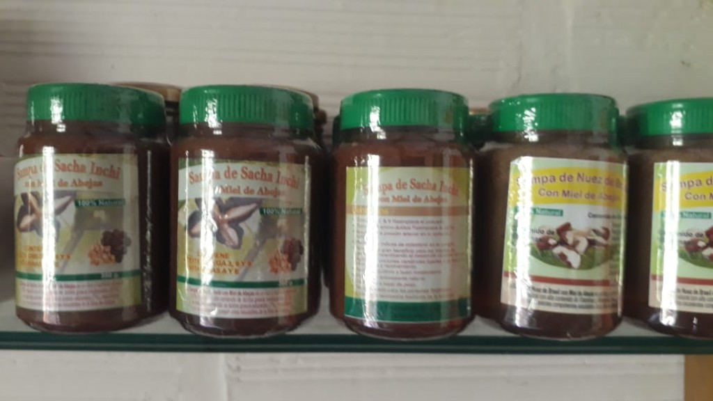 Sampa de Sacha inchi con miel × 350 gr