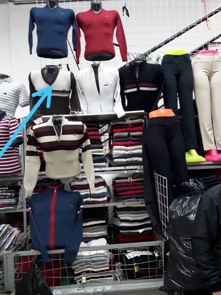 Buzos para caballero en cuello v