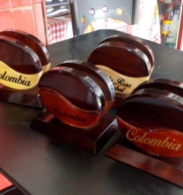 Servilleteros grano de café
