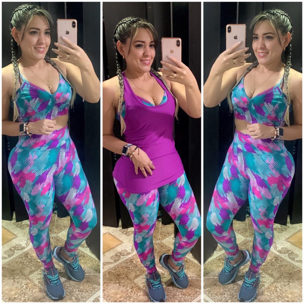 Conjunto deportivo de 3 piezas para dama