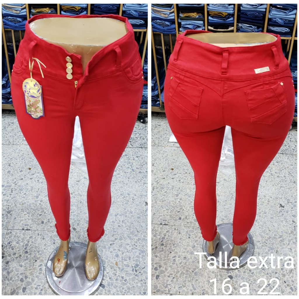 Jean para dama colores